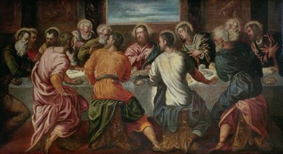 The Last Supper by Jacopo Robusti Tintoretto